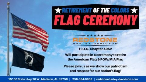 Retirement of the Colors: Flag Ceremony