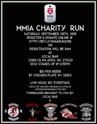 Association - MMIA Charity Run & Plate Sale