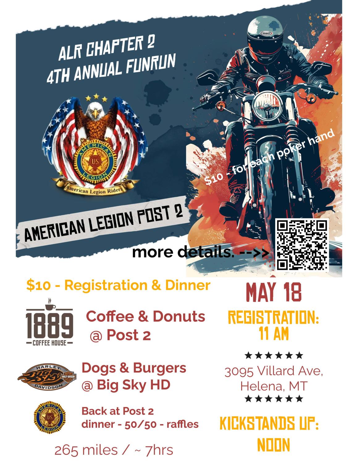 Tri-County American Legion Riders 4th Annual Fun Run