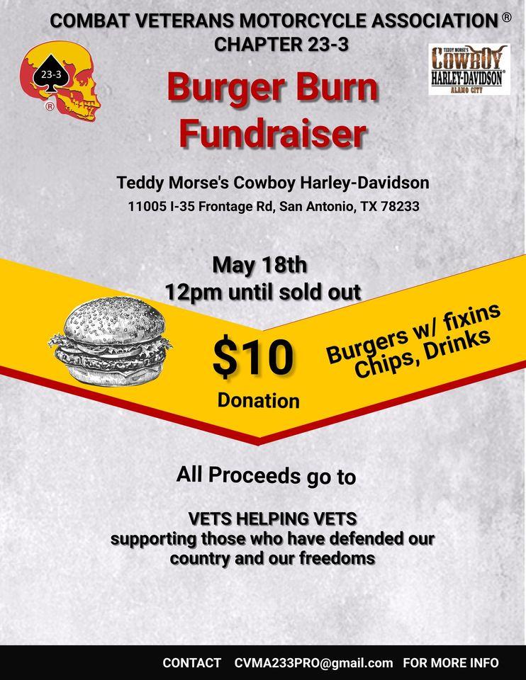 Burger Burn Fundraiser for Veterans