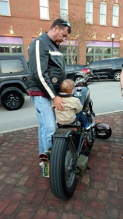 My Youngest Son William checking out the Bobber