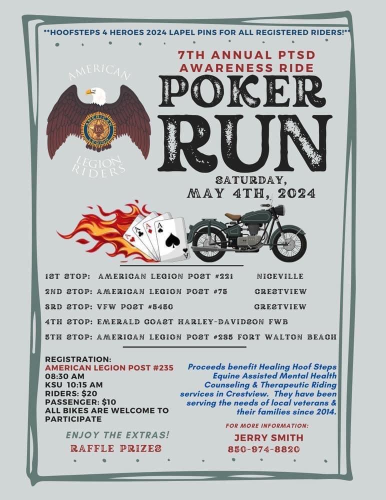 7th Annual PTSD Awareness Ride Poker Run