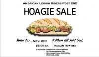 American Legion Riders Post 252 Hoagie Sale