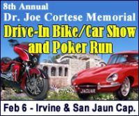 8th Annual Dr. Joe Cortese Memorial Drive-In Bike/Car Show and Poker Run