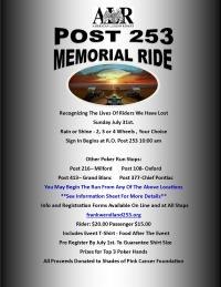 ALR Post 253 Memorial Ride
