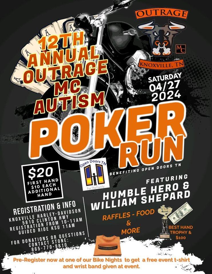 12th annual ride for autism poker run