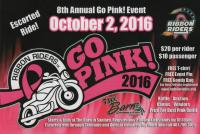 8th Annual Go Pink! Event & Escorted Motorcycle Ride