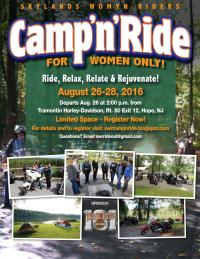Skylands Womyn Riders Camp N Ride 2016