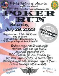 Patriot Riders of America Chapter 1/SAL Poker Run