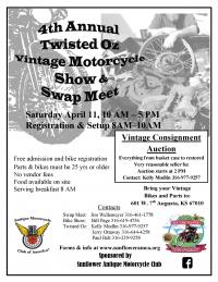 Twisted Oz Bike Show and Swap Meet * POSTPONED *