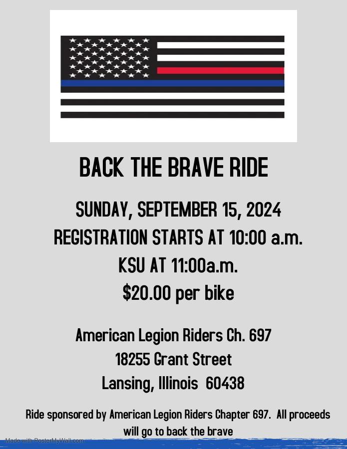Back the Brave Ride