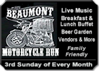 Beaumont Motorcycle Run - April