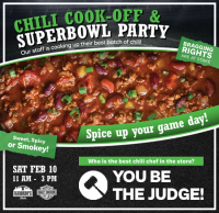 Chili Cook-Off & Superbowl Party