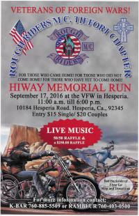 Hiway Memorial Run