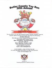 Butler County Toy Run 30th Annual