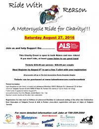 Ride With Reason:  A Ride For ALS Society