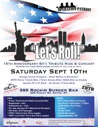 "Let's Roll!" - 15th Anniversary 9/11 Tribute Ride