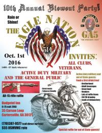 10th Annual Party - U.S. Military Vets MC