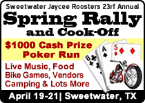 Sweetwater Jaycee Rooster Motorcycle Rally 2024