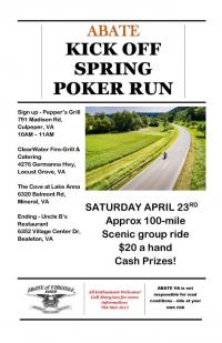 Spring Poker Run