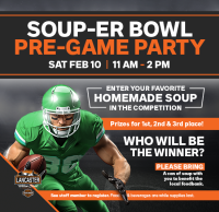 Soup-er Bowl Pre-game Party!