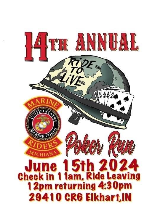 14th Annual Marine Riders Michiana Poker run