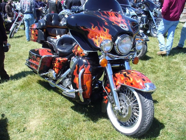 Harley Rendezvous - Flamed Ultra