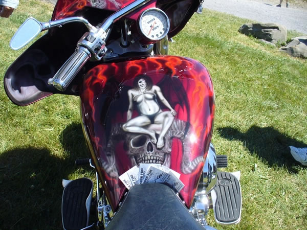 Harley Rendezvous - Naked Lady