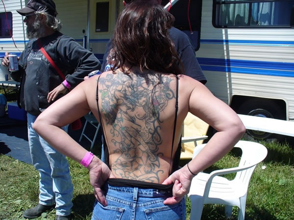 Harley Rendezvous - Tattoo Biker Chick