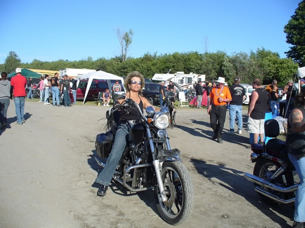 Harley Rendezvous - Girl Rider