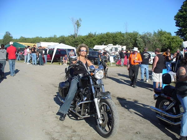 Harley Rendezvous - Girl Rider