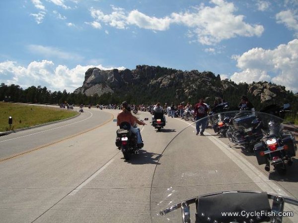 Riding to Mount Rushmore