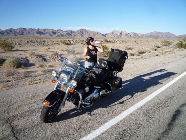 Laura in Death Valley