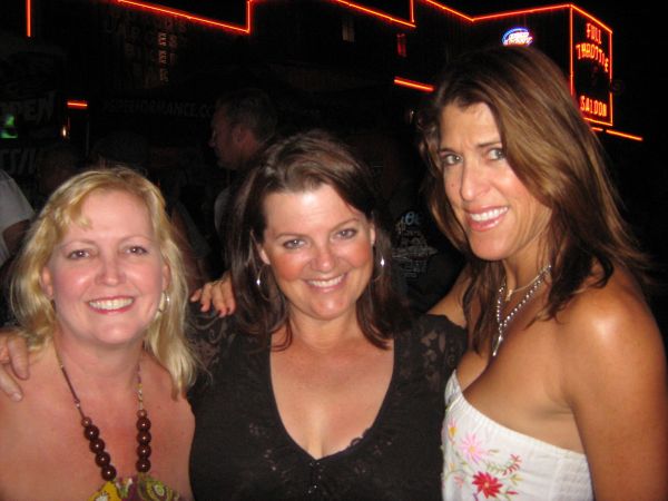 Angie, Me and Carrie at Full Throttle