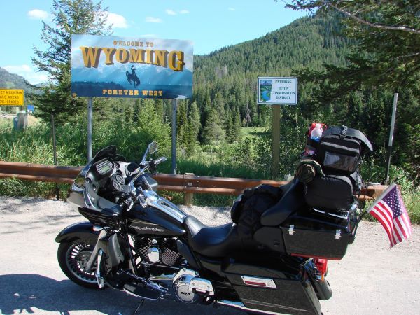 Entering Wyoming