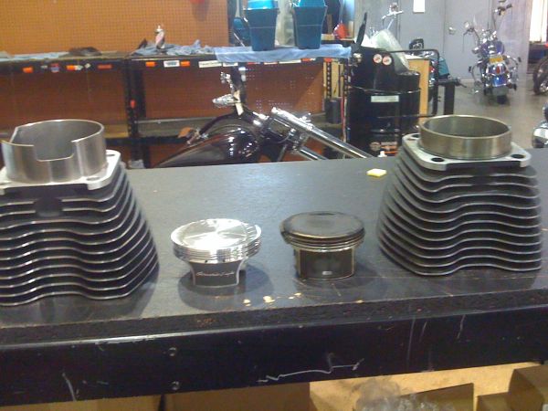 Compare cylinders &amp; pistons