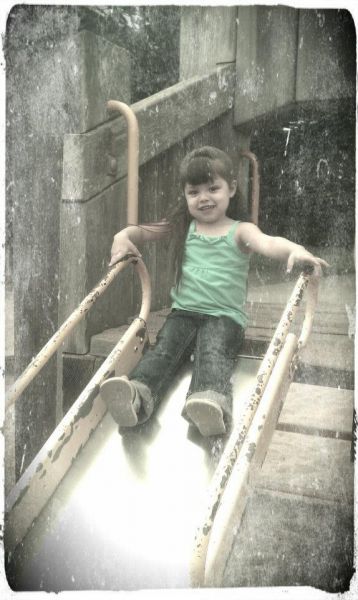 Granddaughter- Audrey at the zoo