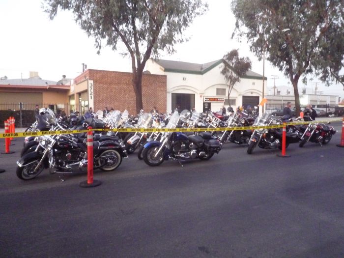 Bikes Lined Up