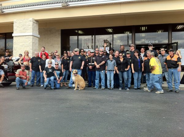 The Gang and our &quot;Posse&quot; for Toys4Tots