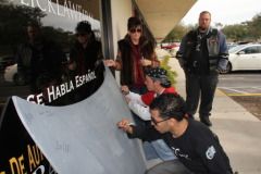 Signing of the Hood in memory of...