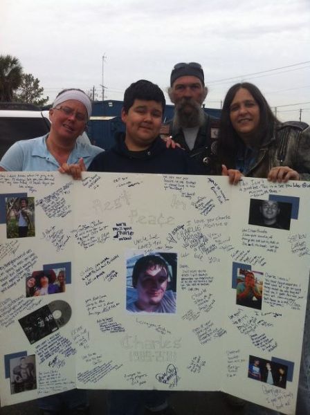 Rudy and some of the Bikers With a Cause Officers 