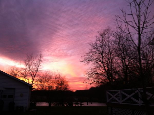 Sun set in the Finger Lakes