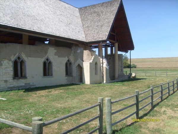 Fort Randall church ruin