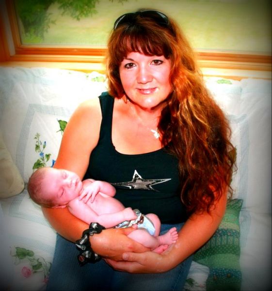Me and my new grandson Dane