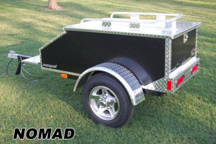 Nomad Pull Behind Motorcycle Trailer