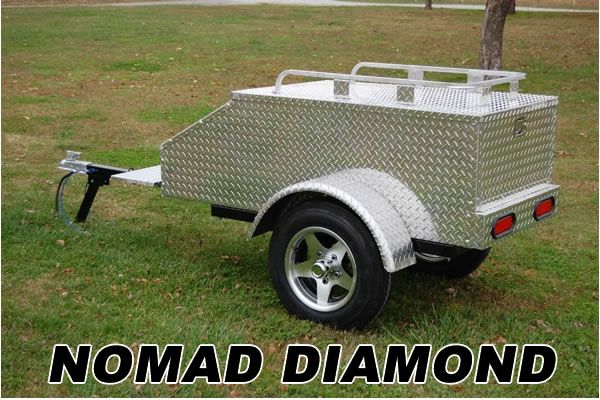 Nomad Diamond Pull Behind Motorcycle Trailer