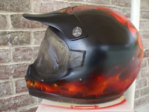 True Flames Bike Helmet (before clearcoat)