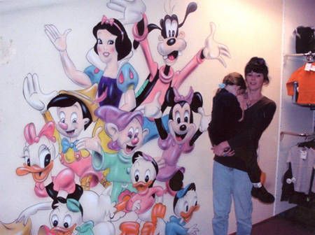 Walt Disney Characters Wall Mural