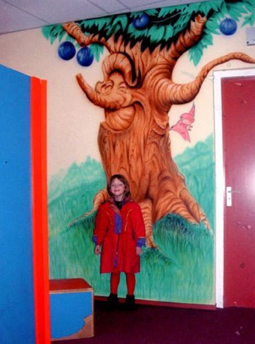 Happy Tree Wall Mural