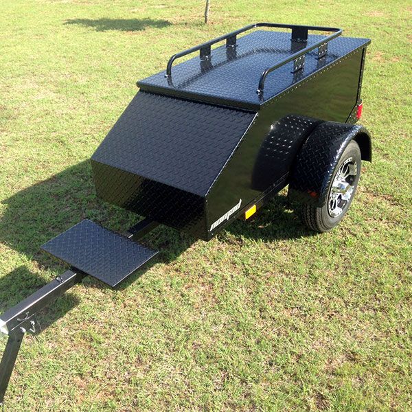Custom Black Out Motorcycle Trailer